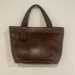 Coach Bleecker Small Brown Vintage Bucket Tote Bag Purse 9301